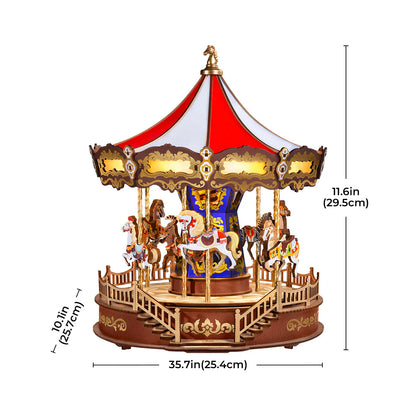 Rolife Classic Carousel 3D Wooden Puzzle