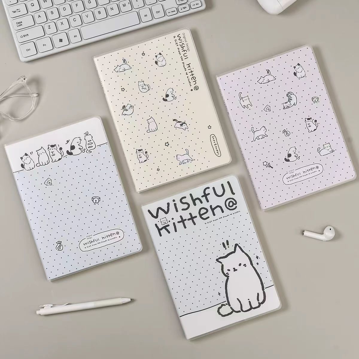 Wishful Kitten Notebook