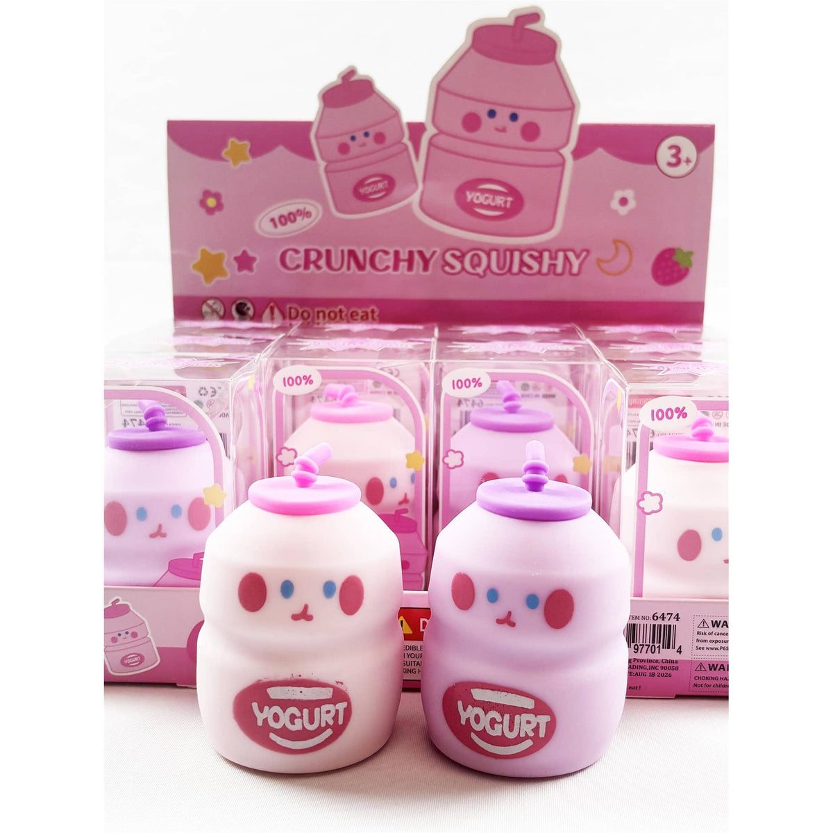 Crunchy Yogurt Bottle Squishy: MIX COLOR