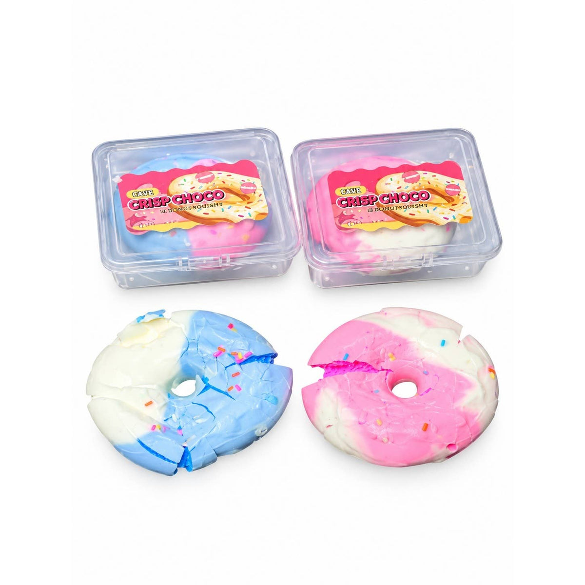 Scented Wax Crunchy Donut Squishy Toy: MIX COLOR