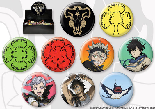 Black Clover Button Asst-1pc