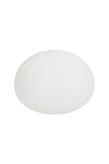 Solid White Dumpling Fluffy Slime Squishy Bao Bun: WHITE