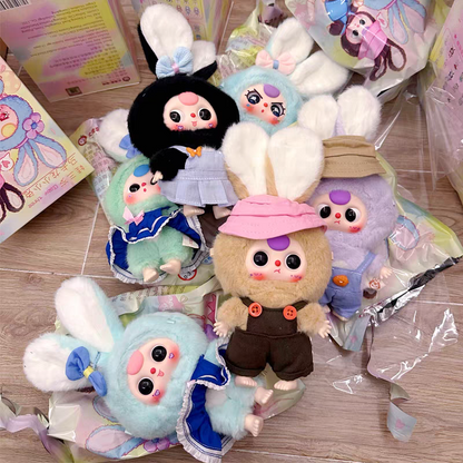 Baby Three Macaron Miniature Bunny Series