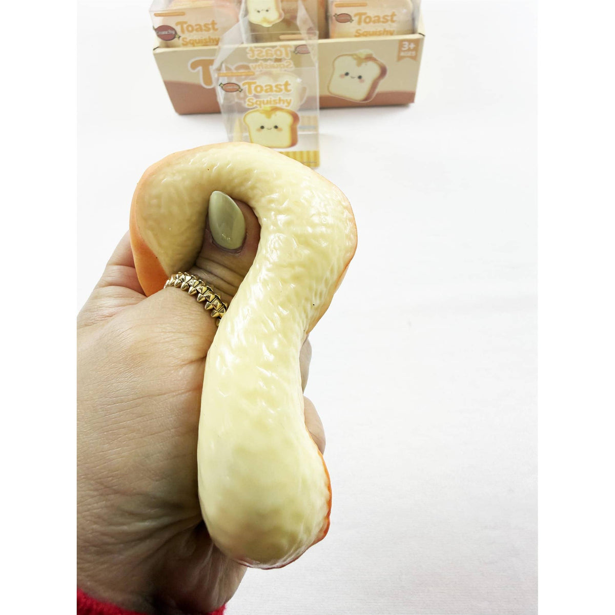 Crunchy Toast Squishy Toy: ONE