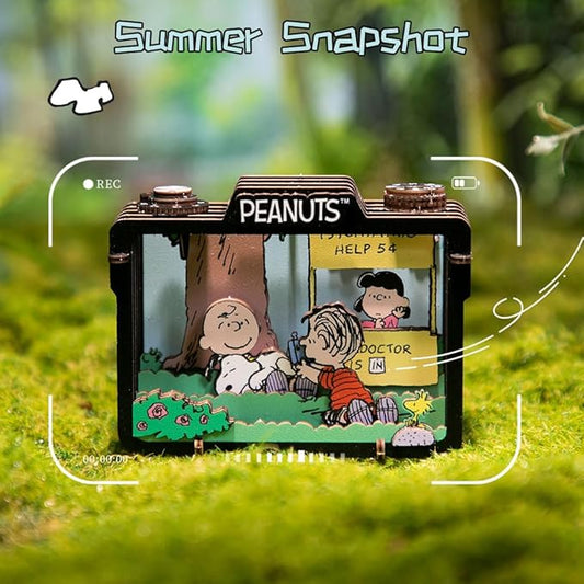Snoopy Wooden Theater Summer Snapshot 3D Puzzles