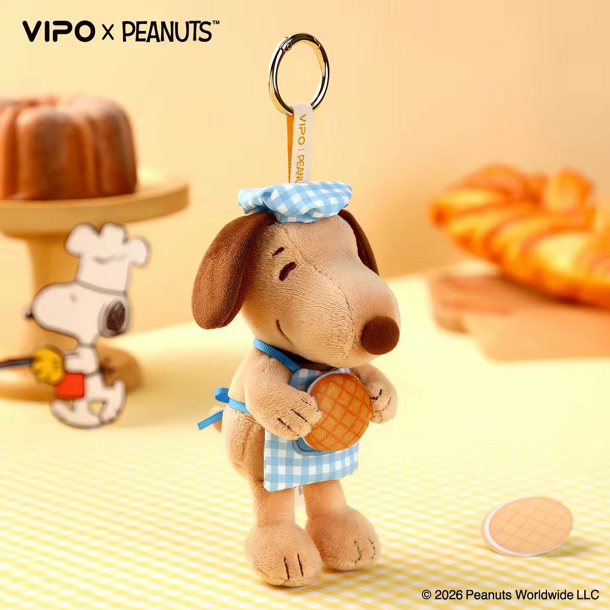VIPO x Peanuts Snoopy Plush Keychains Bakery Series Blind Box
