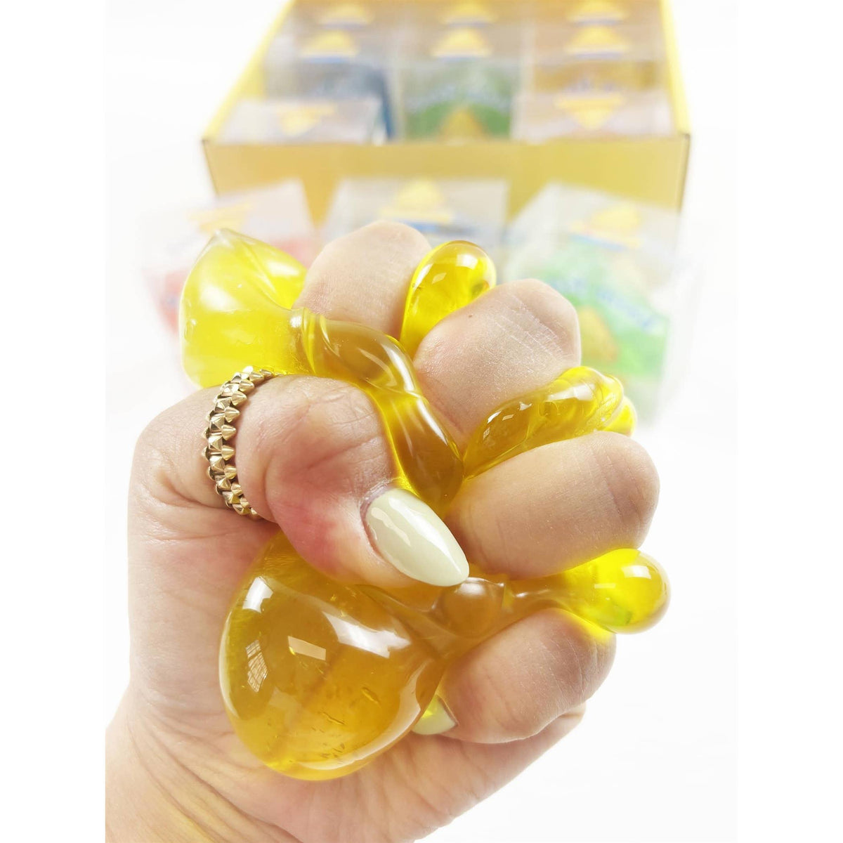 Colorful Cheese Wedge Coconut Oil Squishy Toy: MIX COLOR