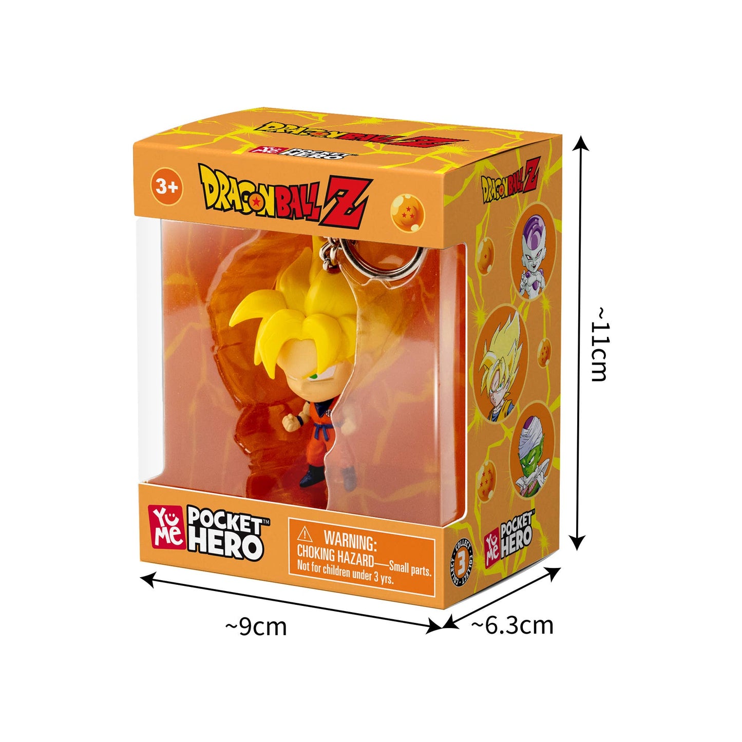 YuMe Dragon Ball Z Pocket Hero Window Box Keychains