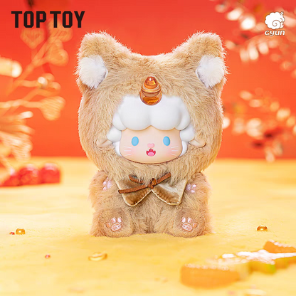 TOPTOY Roll Sheep Meow Candy Land Series Vinly Face Plush Blind Box