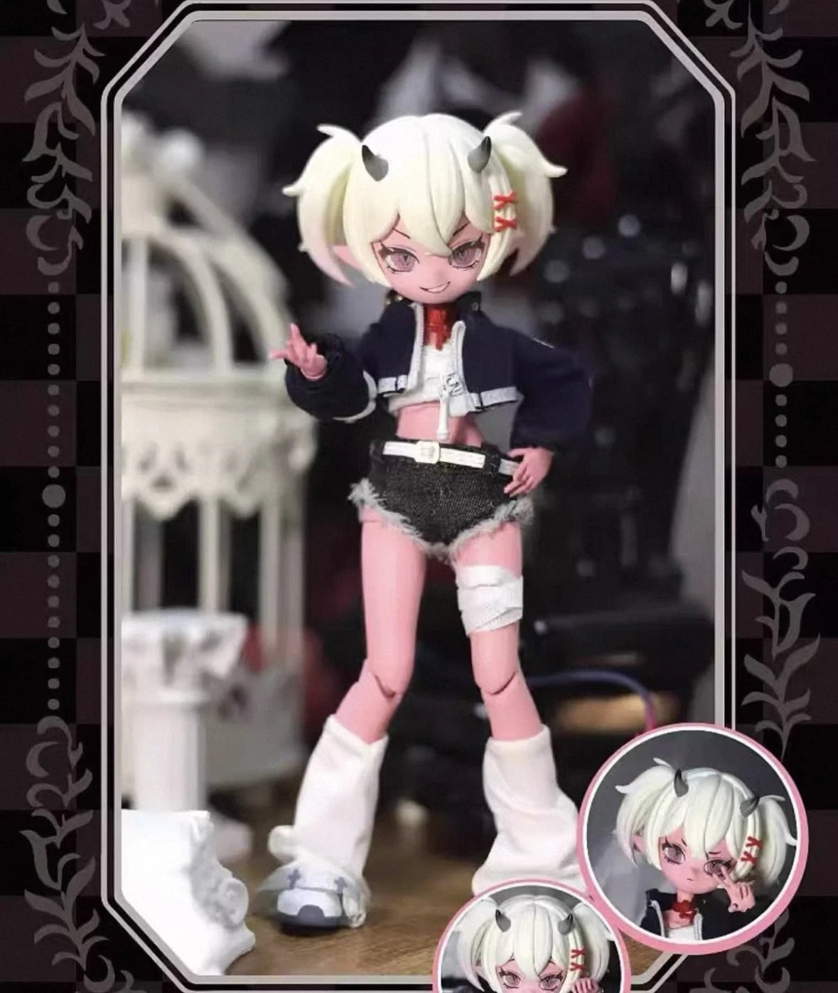 Devil Horn 1/8 Scale BJD  Articulated Doll Series Blind Box