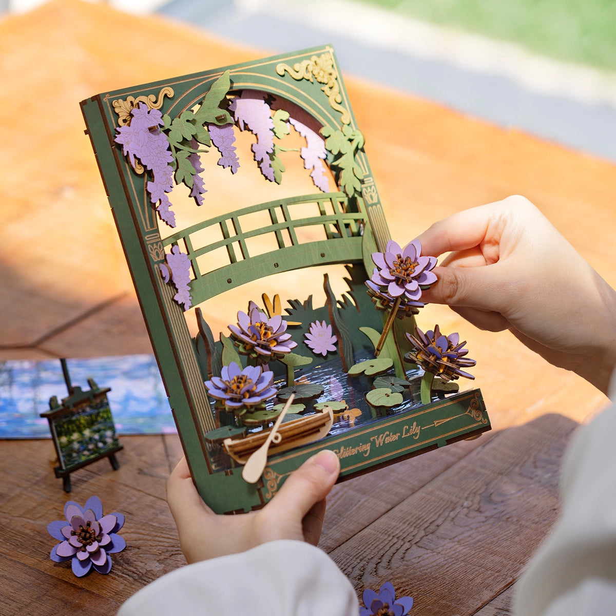 Rolife 3D Wooden Puzzle - Glittering Water Lily