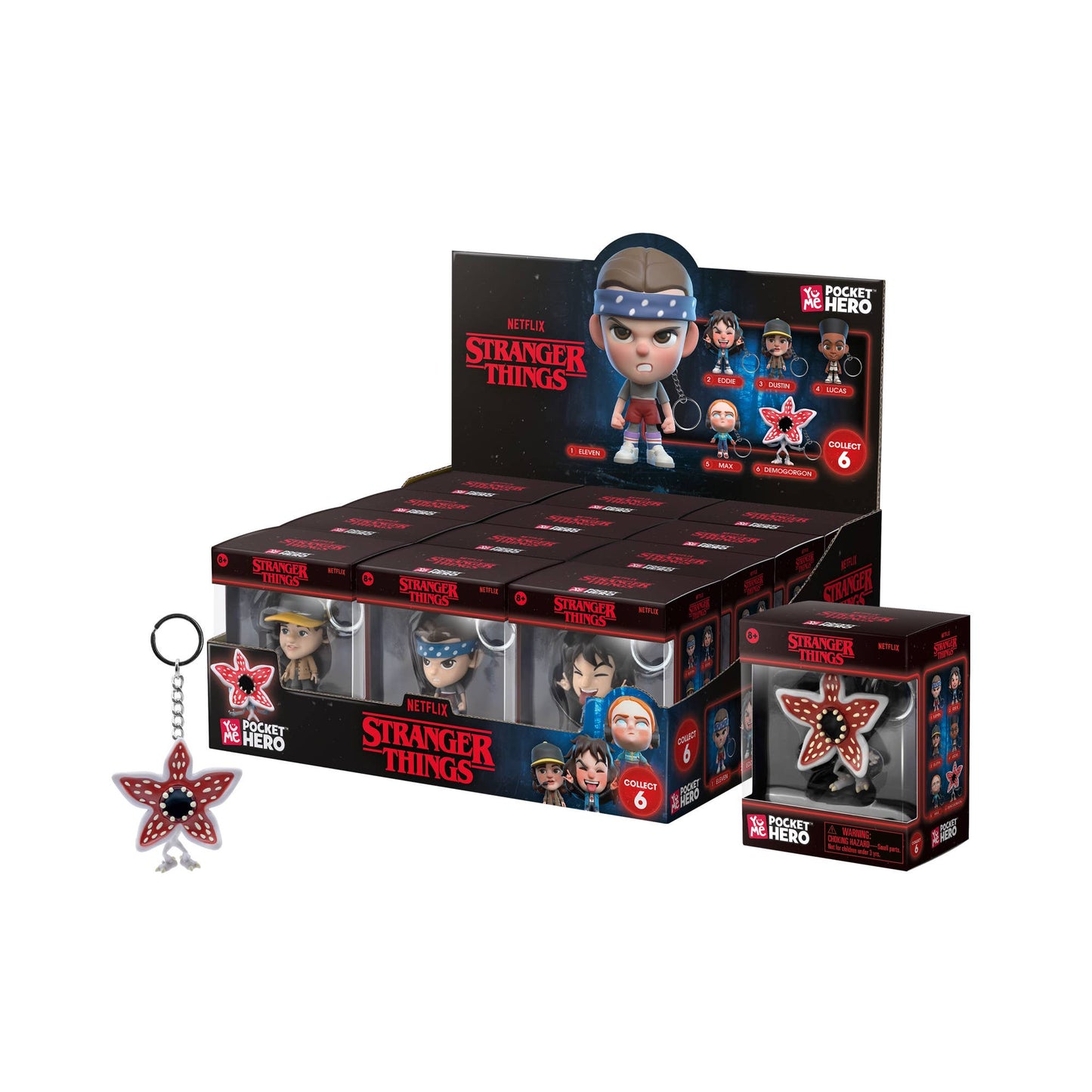 YuMe Stranger Things Pocket Hero Window Box Keychain