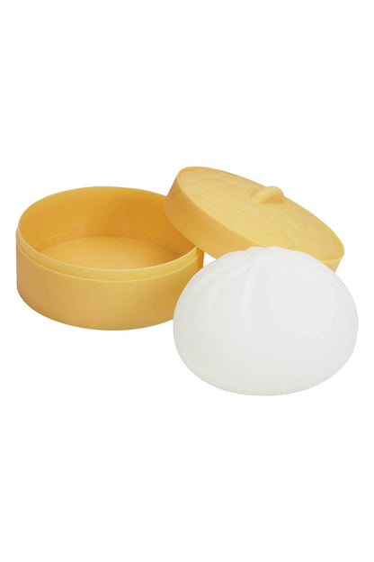 Solid White Dumpling Fluffy Slime Squishy Bao Bun: WHITE