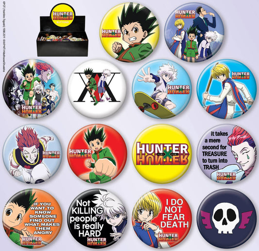Hunter X Hunter Button Asst-1pc