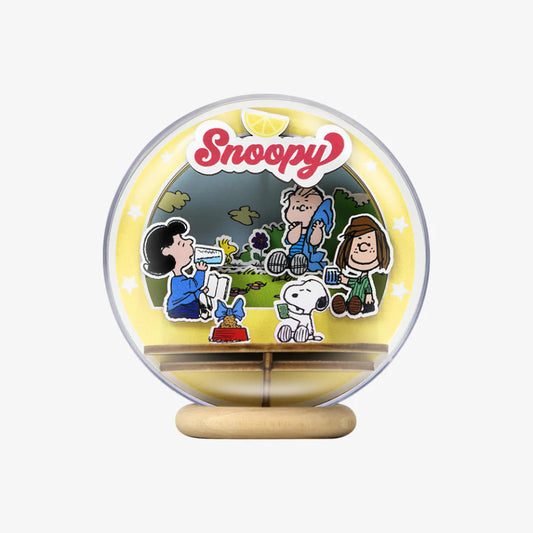 Snoopy Wooden Crystal Ball Picnic Party