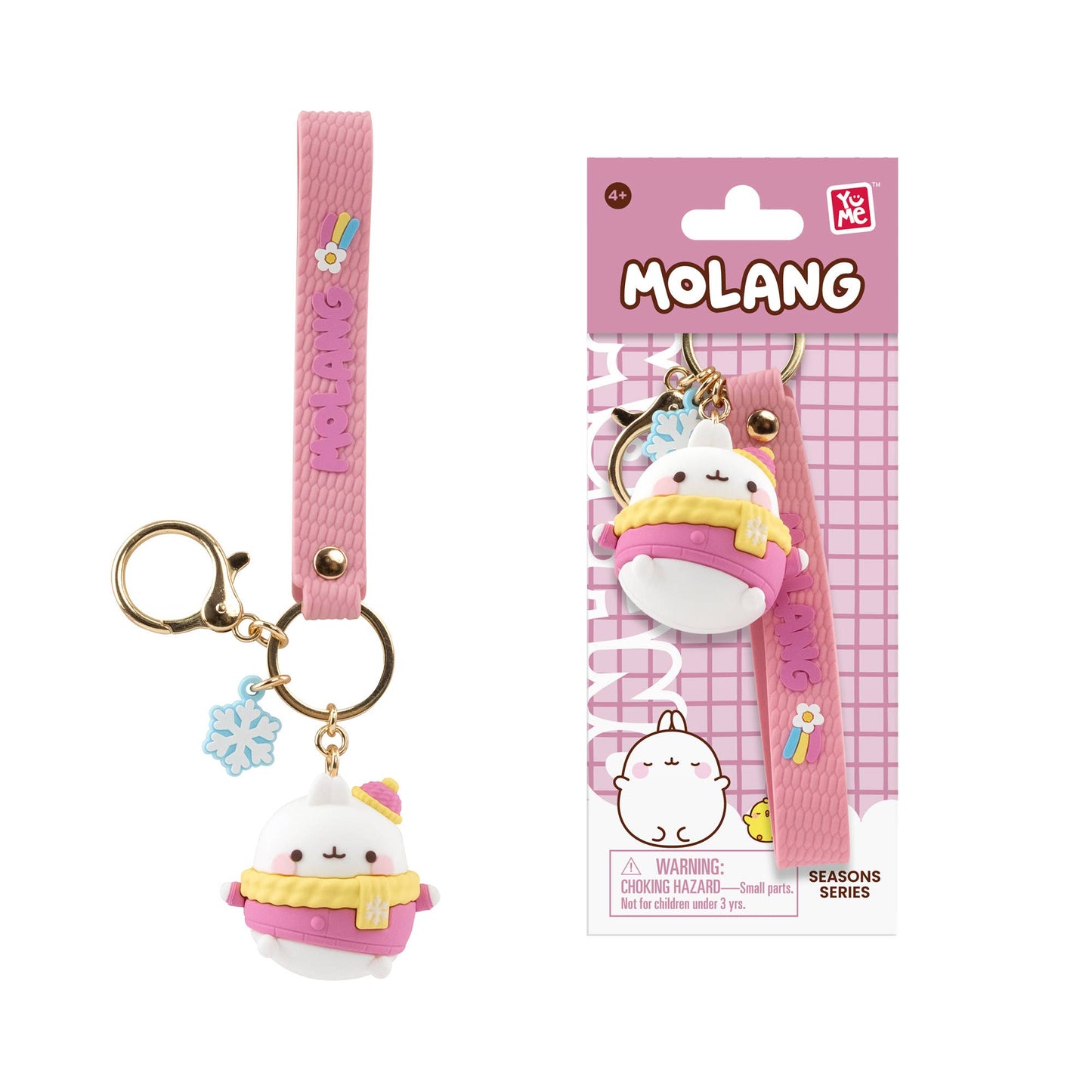 YuMe Molang Weather Series Collectible Keychains with Strap