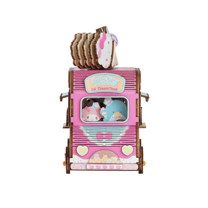 3D Wooden Music Box Puzzle: Hello Kitty® Ice Cream Truck