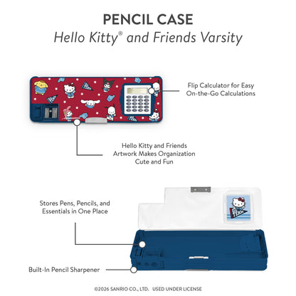Hello Kitty and Friends Varsity Pencil Case