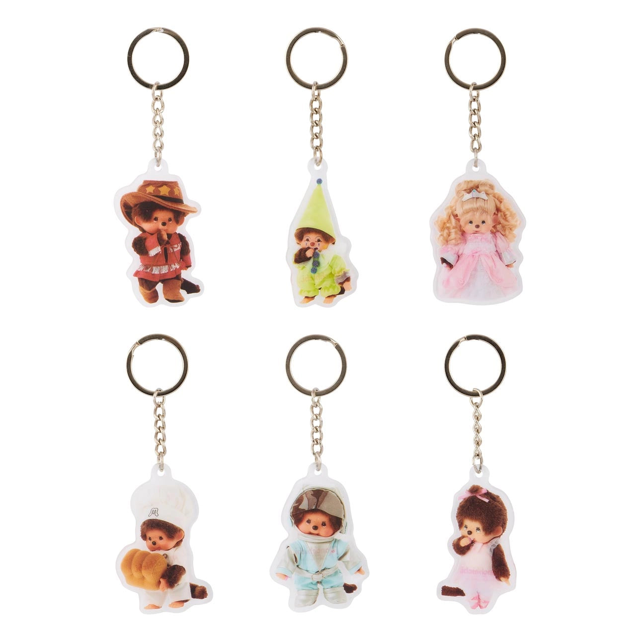 Monchhichi  Acrylic BB Keychains w/Chaser