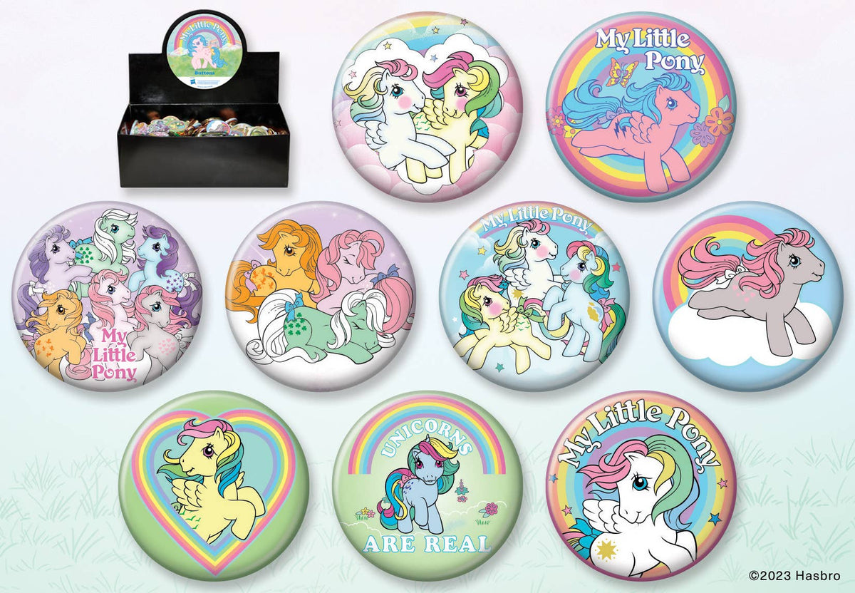 My Little Pony Retro Button Asst-1pc