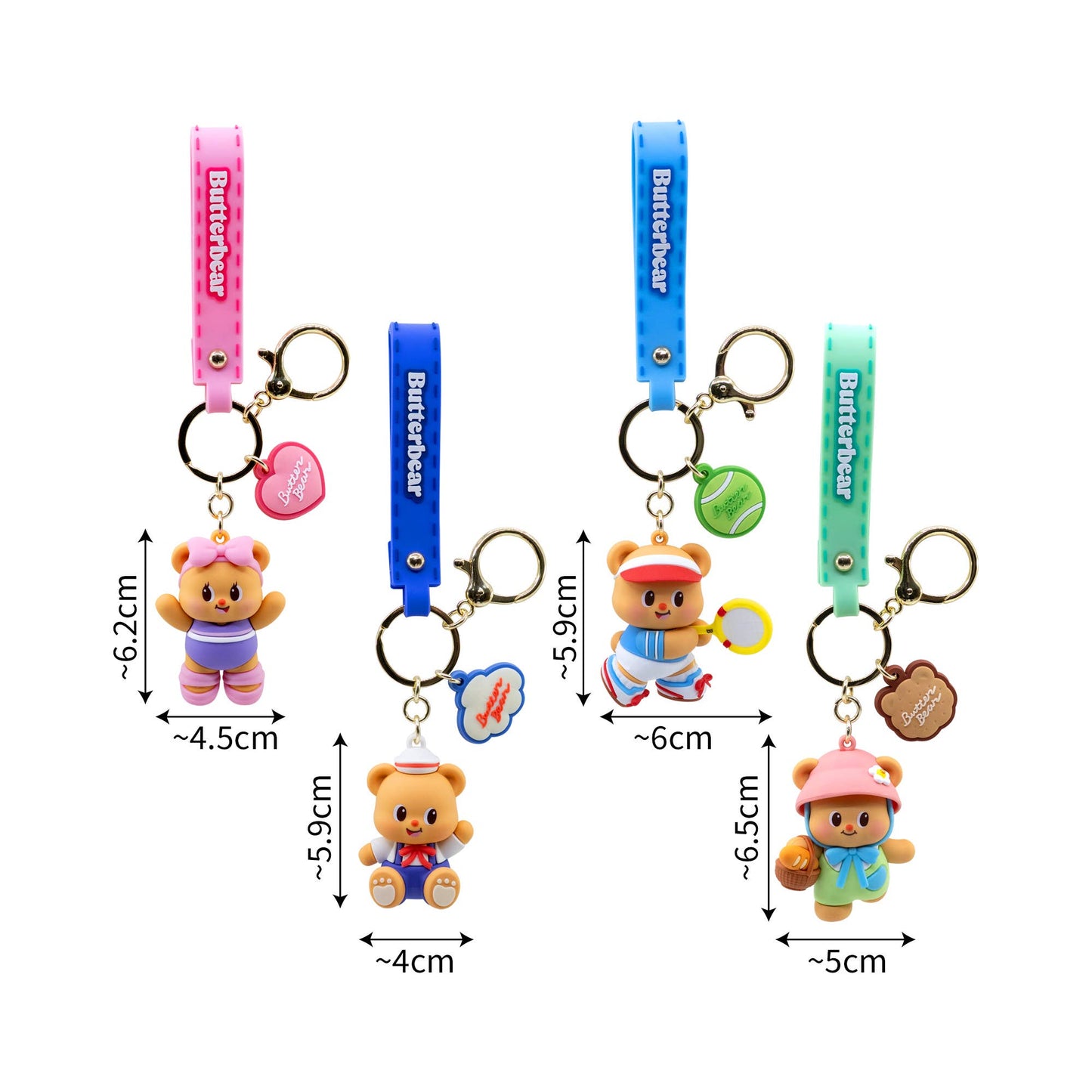 YuMe Butterbear Everyday Series 2 Collectible Keychains