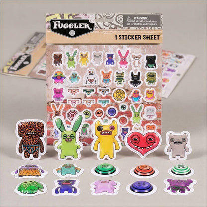 Fuggler Raised Sticker Sheet