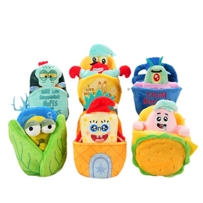 SpongeBob SquarePants Bikini Bottom Fantasy Series Magnetic Plush Keychain