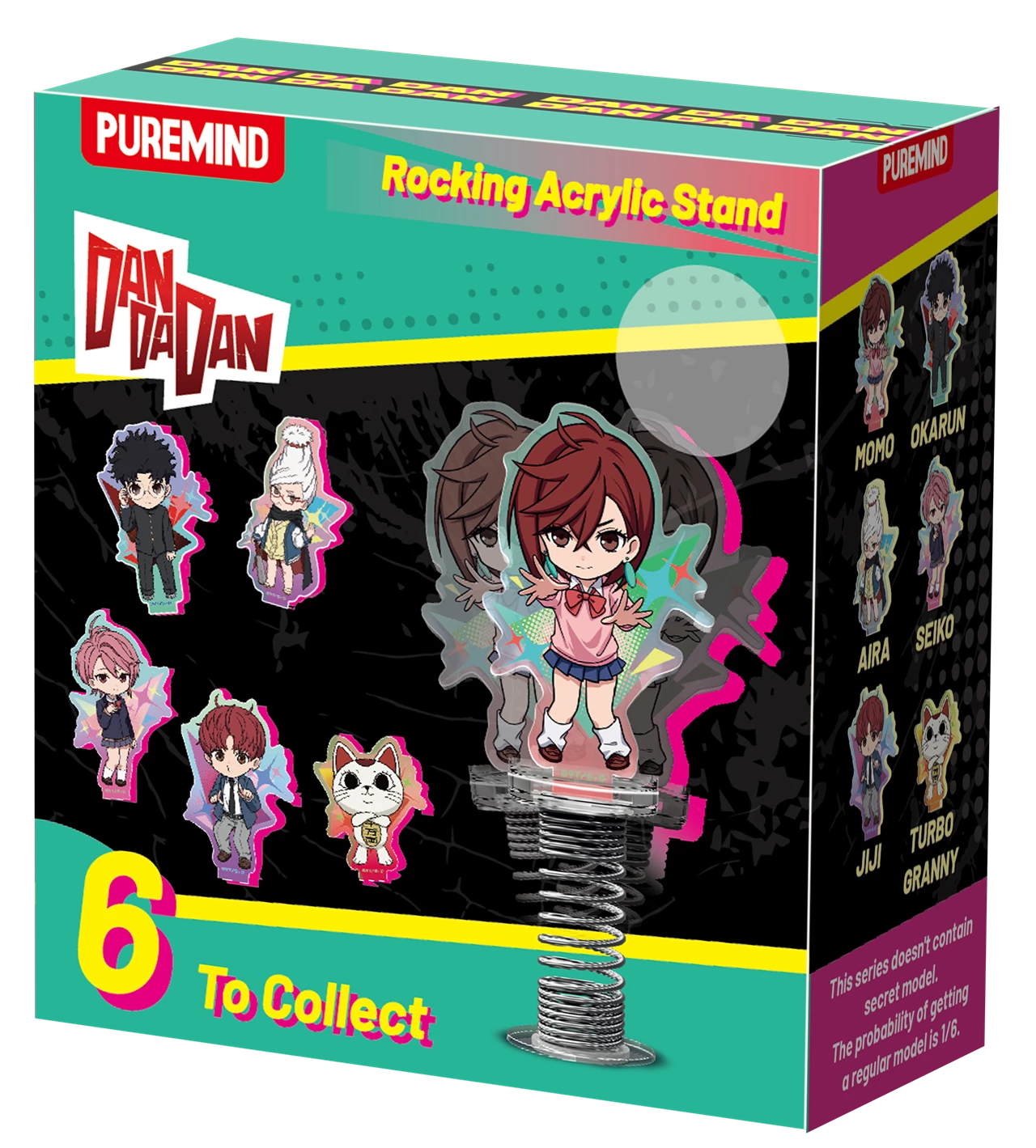 DAN DA DAN Acrylic Stand - Steamwave Dot Spring Rocking Stand