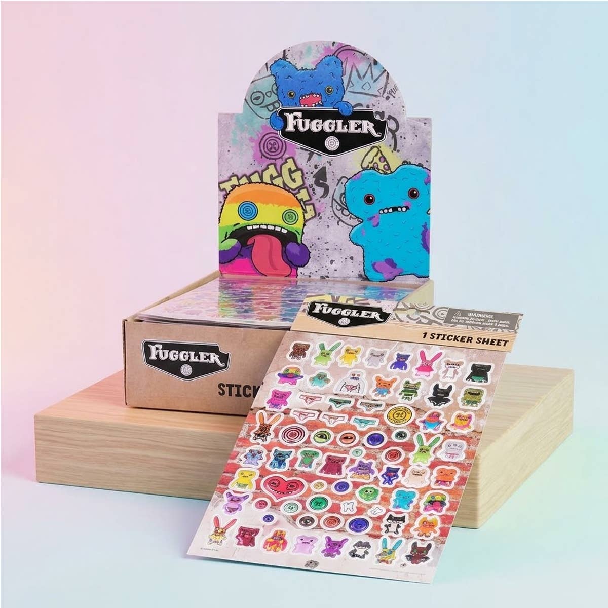 Fuggler Raised Sticker Sheet