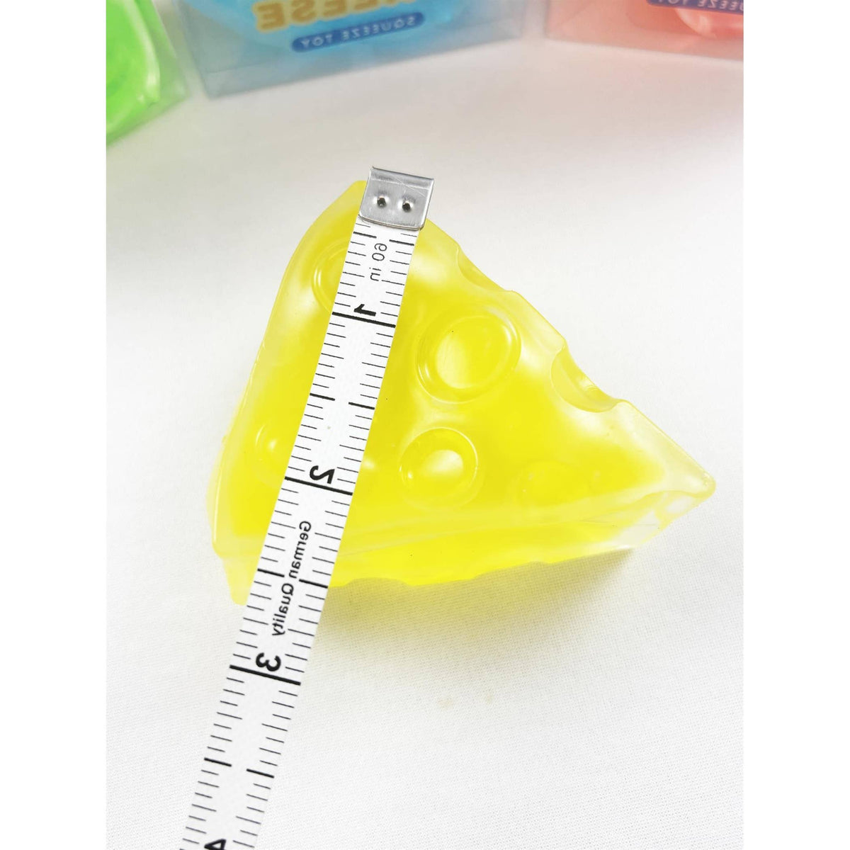 Colorful Cheese Wedge Coconut Oil Squishy Toy: MIX COLOR