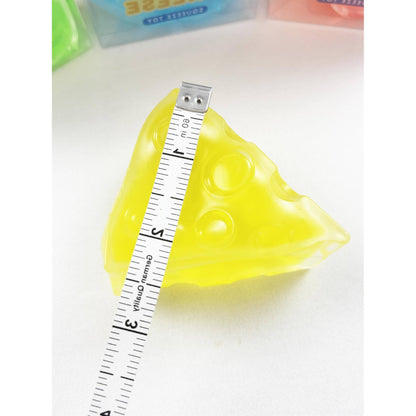 Colorful Cheese Wedge Coconut Oil Squishy Toy: MIX COLOR