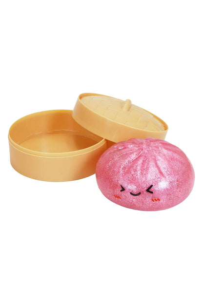 Fine Glitter Bao Bun Dumpling Jelly Slime Filled Squishy: ASSORTED