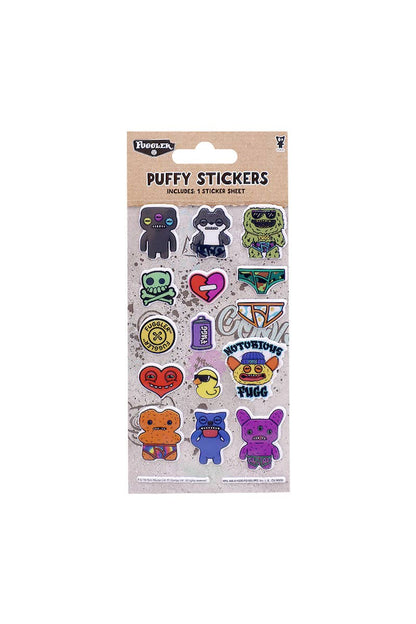 FG105 Fuggler Puffy 3D Stickers