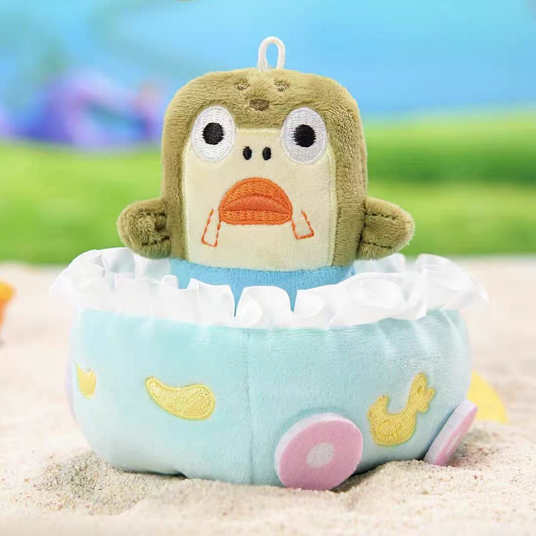 SpongeBob SquarePants – Childhood Time Machine Movable Plush Car Keychain Blind Box