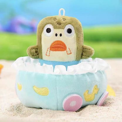 SpongeBob SquarePants – Childhood Time Machine Movable Plush Car Keychain Blind Box
