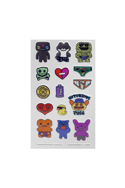 FG105 Fuggler Puffy 3D Stickers