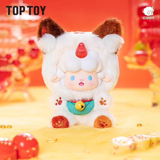 TOPTOY Roll Sheep Meow Candy Land Series Vinly Face Plush Blind Box
