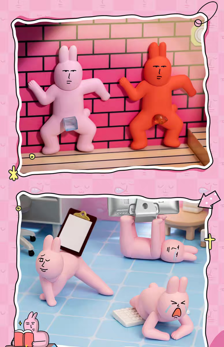 Pink Rabbit Magic Yoga Stacking Game