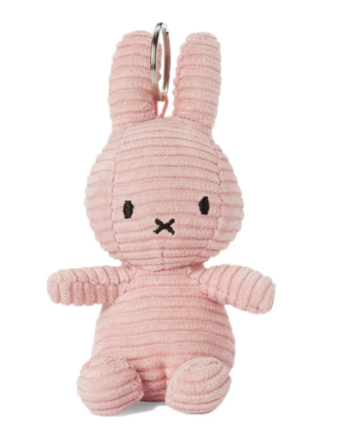 Bon Ton Toys Keychain MIFFY ECO Corduroy Pink 4
