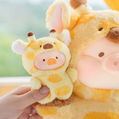 LuLu The Piggy Animal Party Forest Theater Vinyl Face Finger Puppet Pendant Blind box