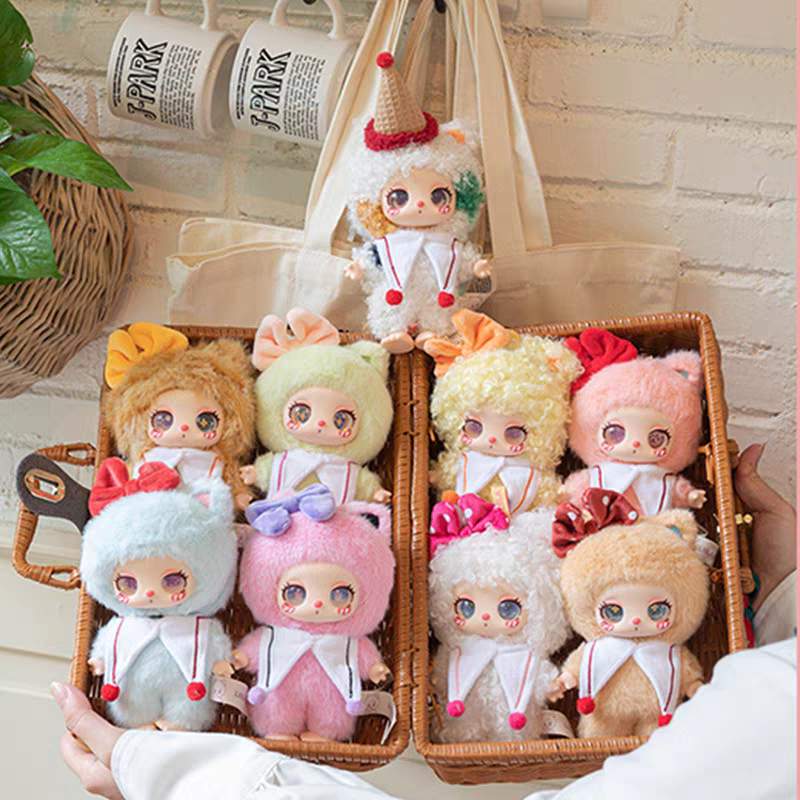 Liila V3 Lucky Cat Series Plush Keychain Blind Box