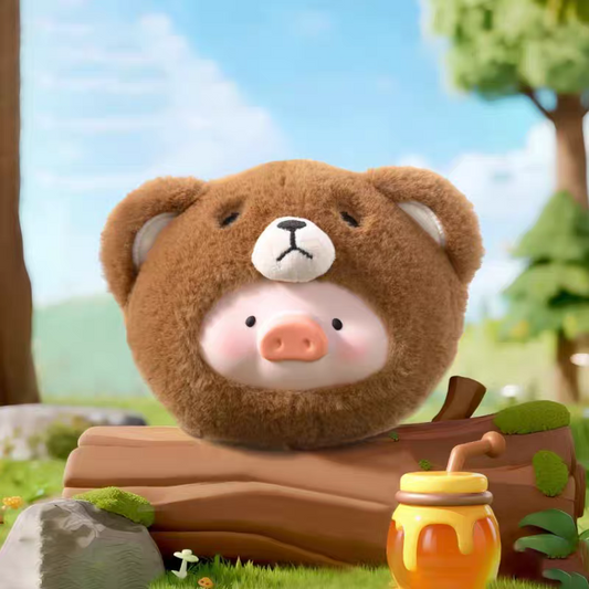 Lulu Animal Party Plush & Silicone Earphone Case