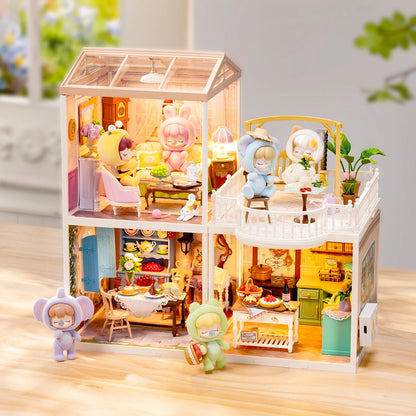 Rolife Holiday Tea Time Super Creator Miniature House