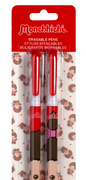 Monchhichi ErasablePens-Boy/Girl Set of 2