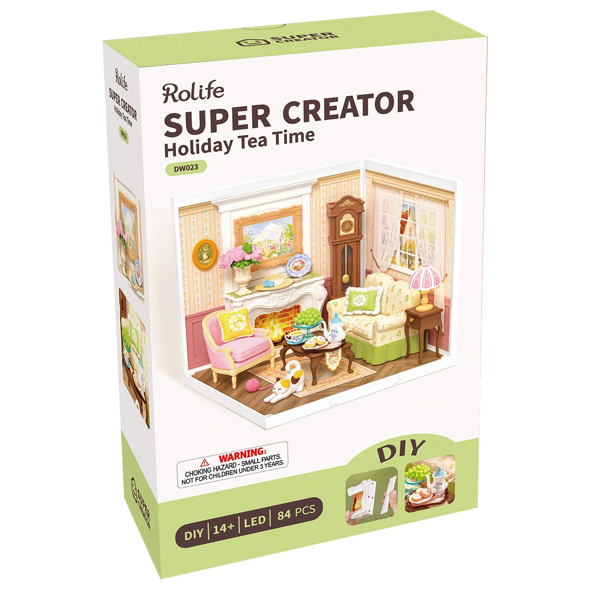 Rolife Holiday Tea Time Super Creator Miniature House