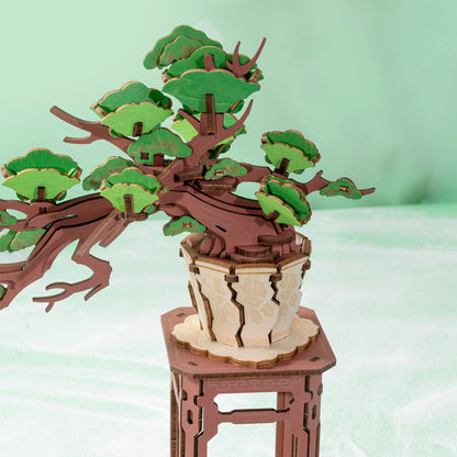 Rolife 3D Wooden Puzzle - Evergreen Pine Bonsai