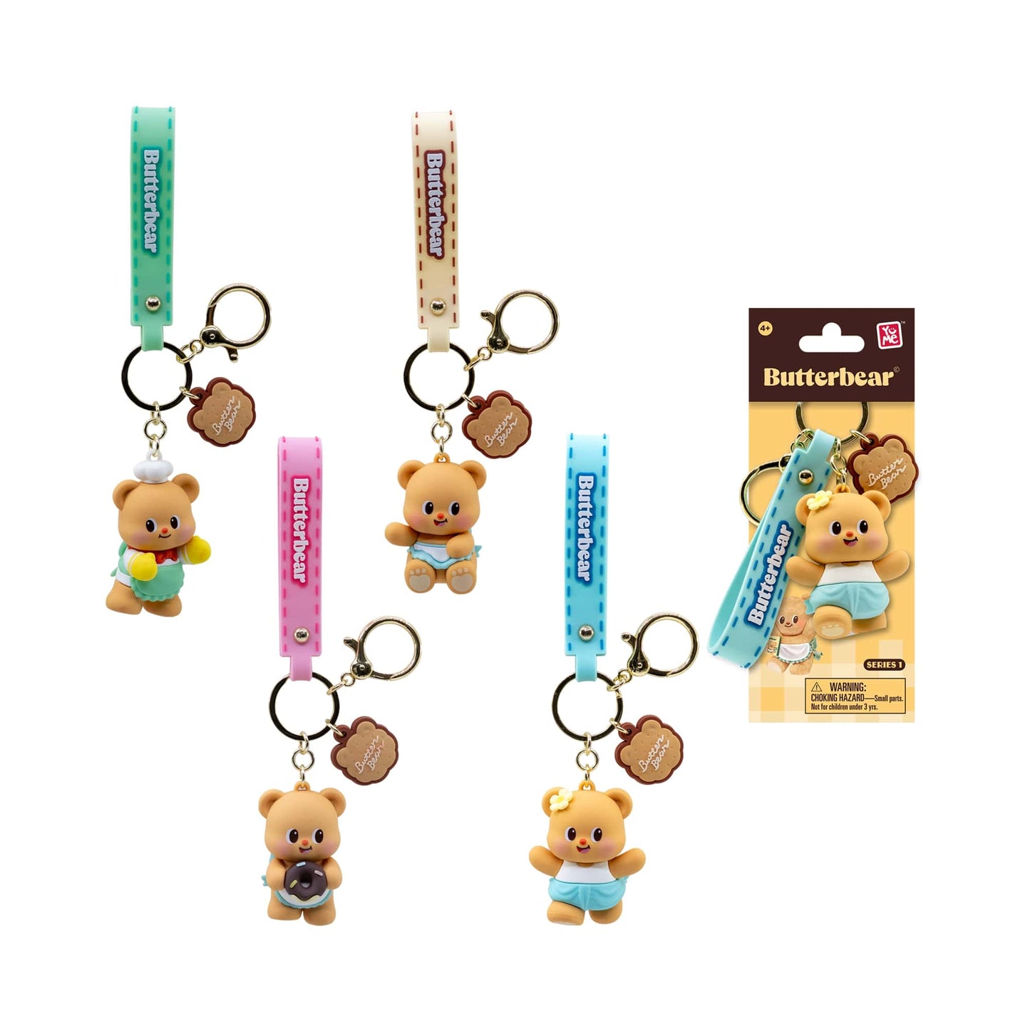 YuMe Butterbear Everyday Series Collectible Keychains