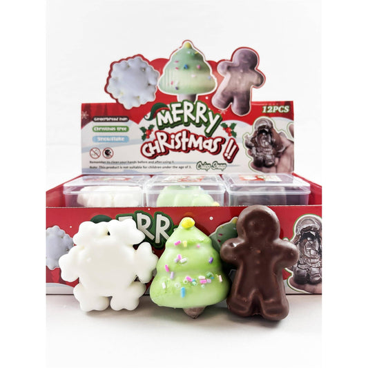 Christmas Crispy Chocolate Crunchy Squishy Toy: MIX COLOR