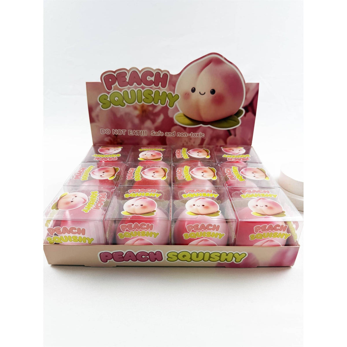 Peach Shaped Squishy Toy: PEACH
