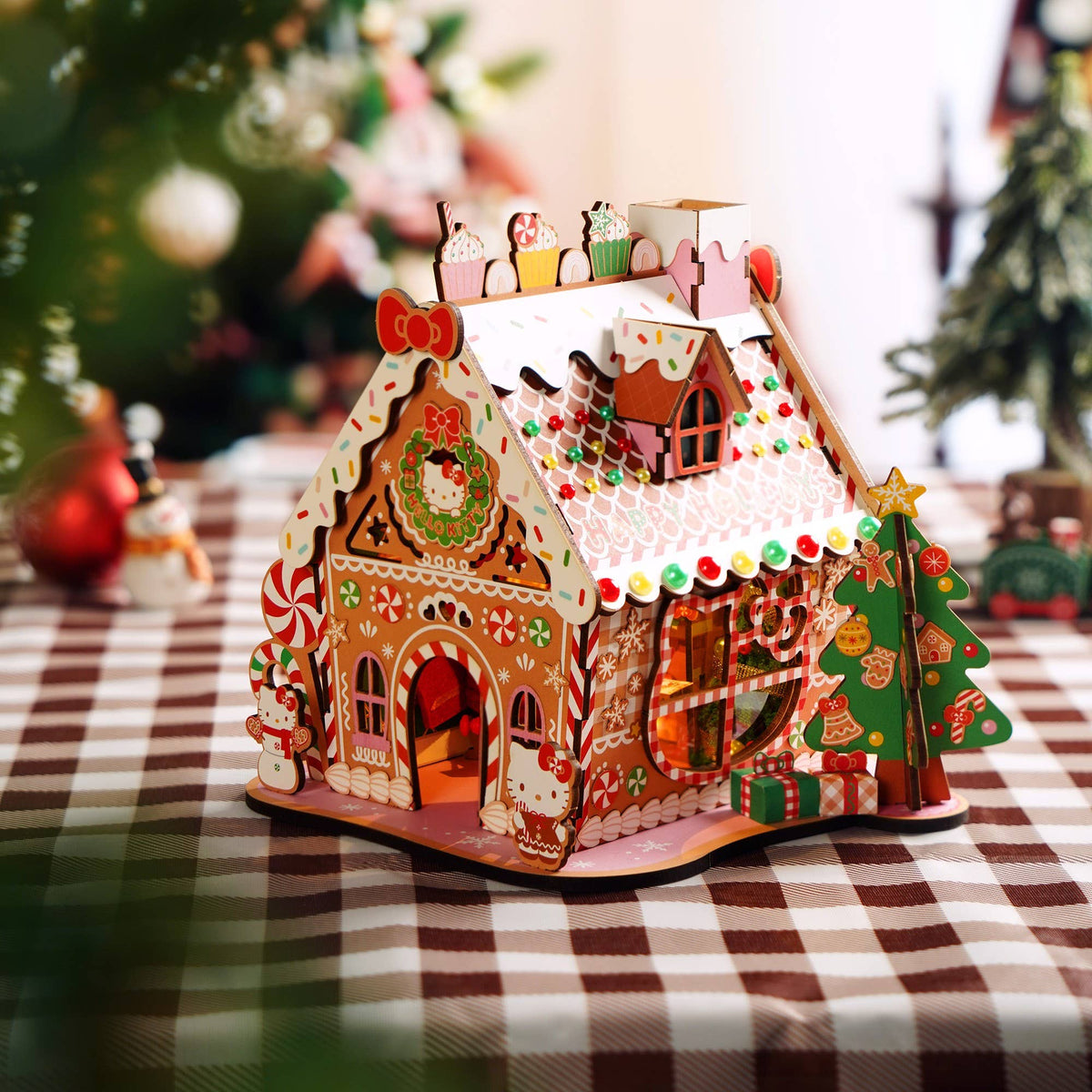 Hello Kitty® Gingerbread House - DIY Miniature House Kit